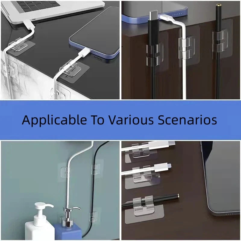 ClearFix PowerHook | Transparente Klebehaken | Extra Starke Haftkraft | Rückstandslos Entfernbar | 10er-Set