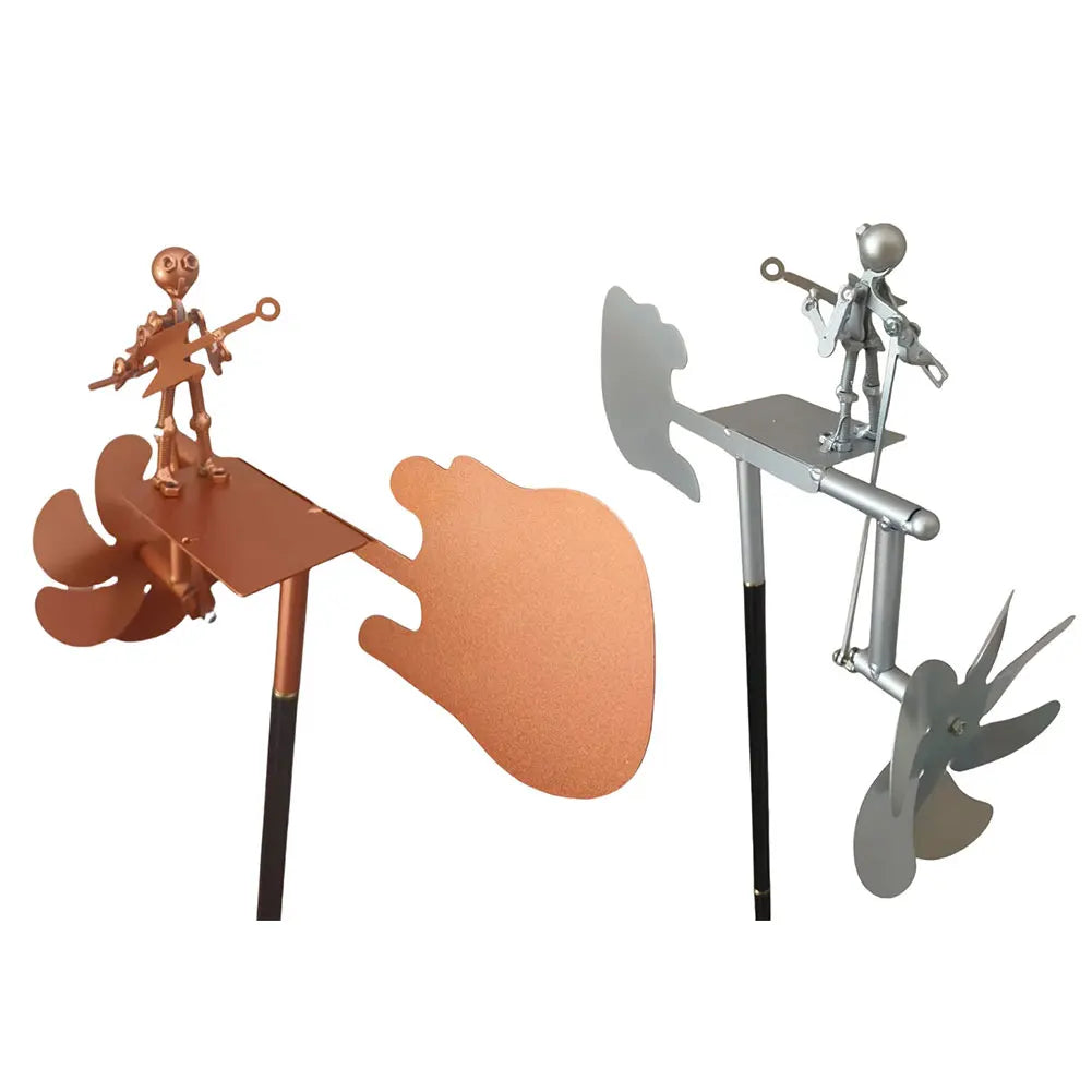 WindChord | Gitarren-Windskulptur | Handgefertigt | Windbetrieben