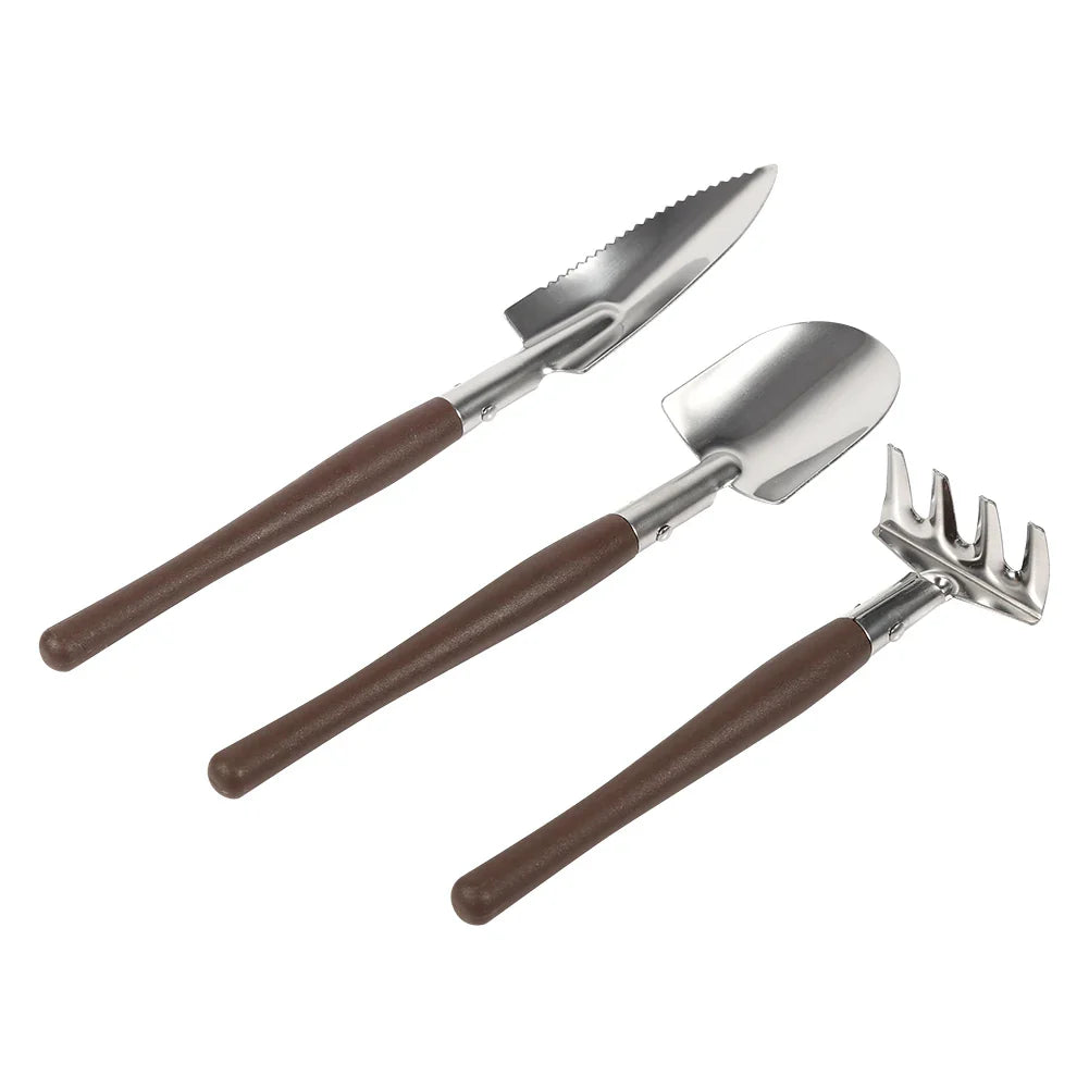 GreenThumb MiniGardener | 3-in-1 Garten Set | Für Kinder & Erwachsene | Edelstahl oder Kunststoff