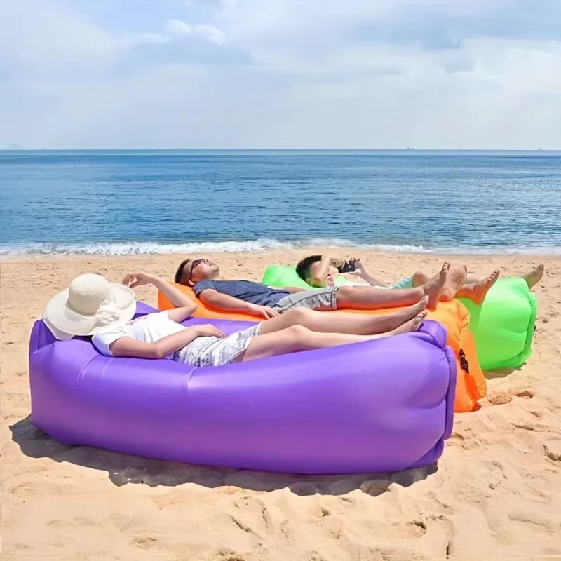 Floativo Luftsofa | Aufblasbar Ohne Pumpe | Mit Kopfstütze | Für Outdoor & Camping