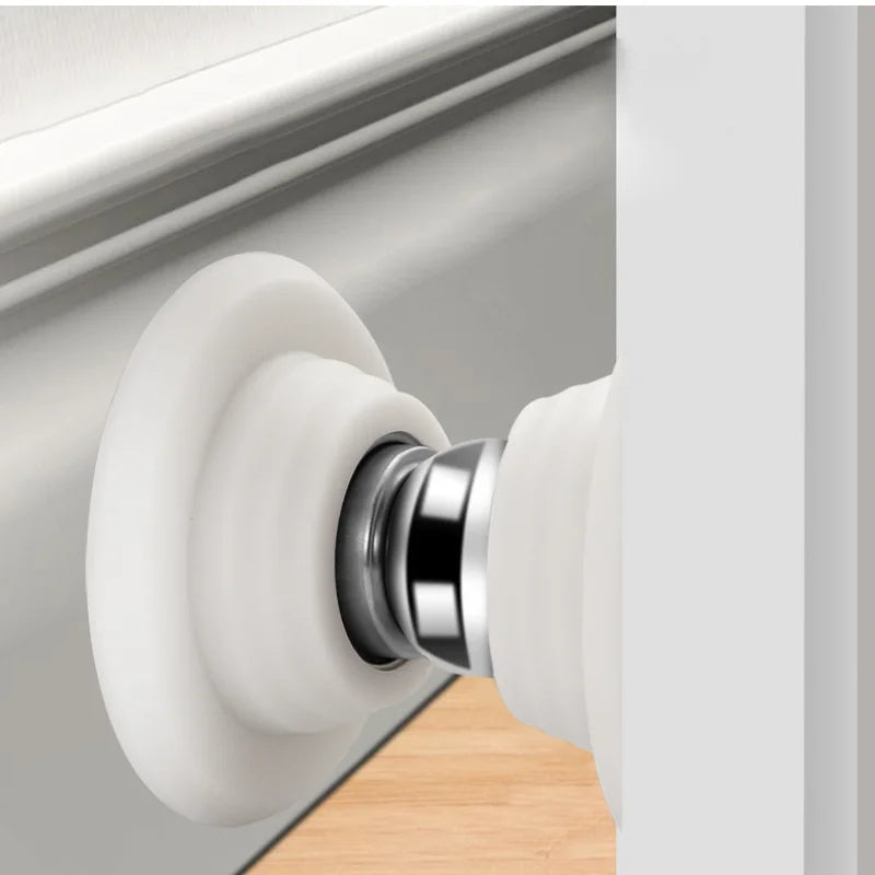 MagnoStop Magnetischer Türstopper | Silikonstoßdämpfer | Für Wände & Türen
