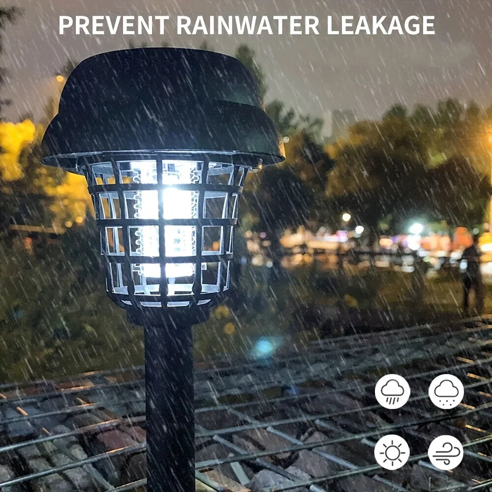 Zappora Solar Insektenlampe | 2-in-1 Licht & Mückenschutz | Wetterfest IP65 | Kabellos