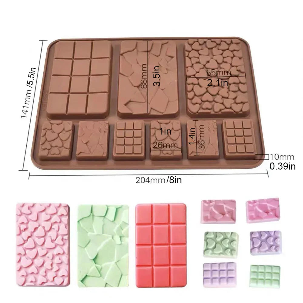 Delivara 3D Schokoladenform | Orientalisches Design | Flexibles Silikon | Für Pralinen & Deko