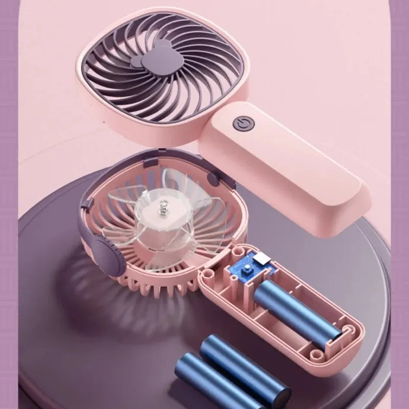 Airvalo Mini Ventilator | USB & Wiederaufladbar | Tragbar & Leise | Kompaktes Design