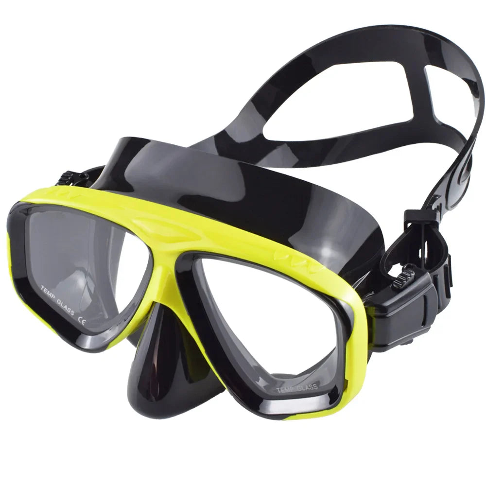 Aquanisa Tauchmaske | 180° HD-Glas Sicht | Antiallergen & Dicht | Für Schnorchel & Schwimmen