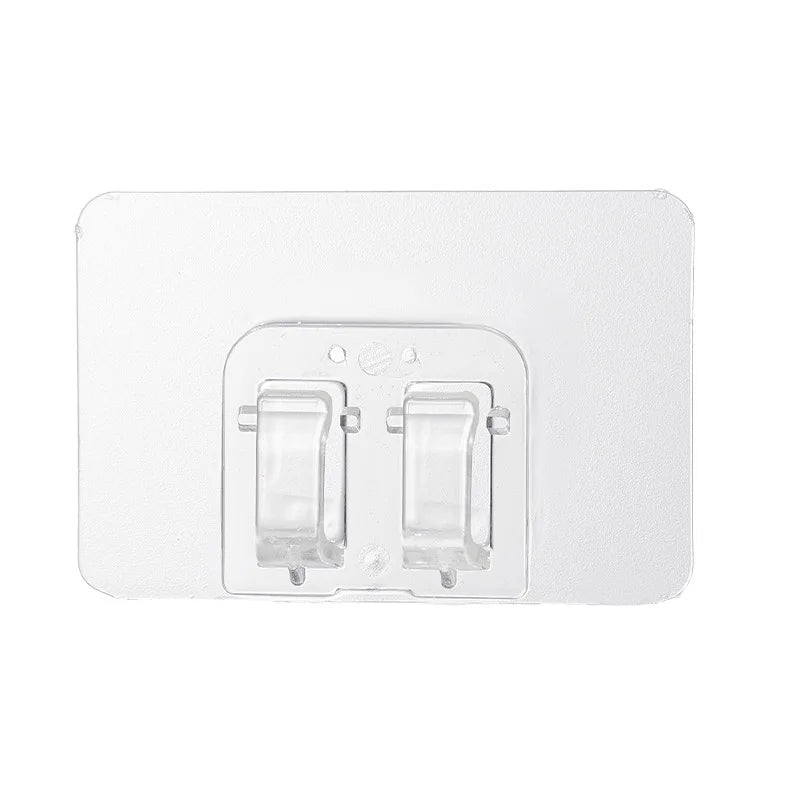 StickHold Clear Hooks | Selbstklebend & Transparent | Für Kabel, Lichterketten & Deko