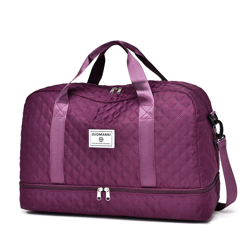 TravelMate | Flexbag | Viel Stauraum & Praktische Aufteilung | Nassfach & Schuhfach Getrennt | Flugtauglich