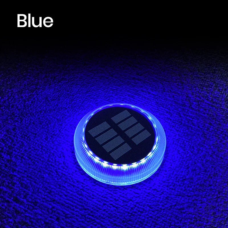 LumaPath Solarleuchten Set | IP68 Wasserdicht | Kabellos & Selbstklebend | 360° Licht