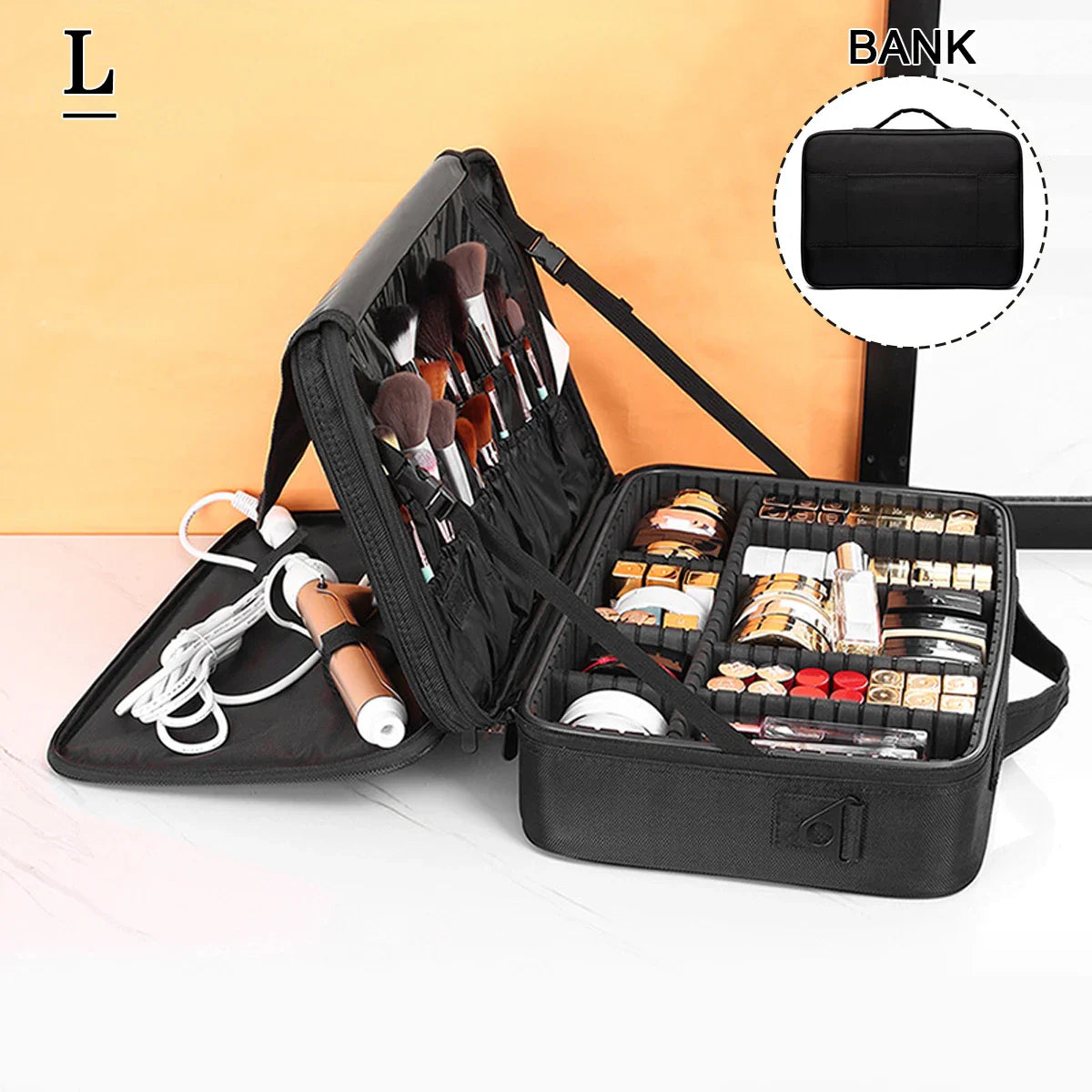 BeautyBox Pro | Make-up-Tasche für Profis | Robustes Design & Maximale Ordnung