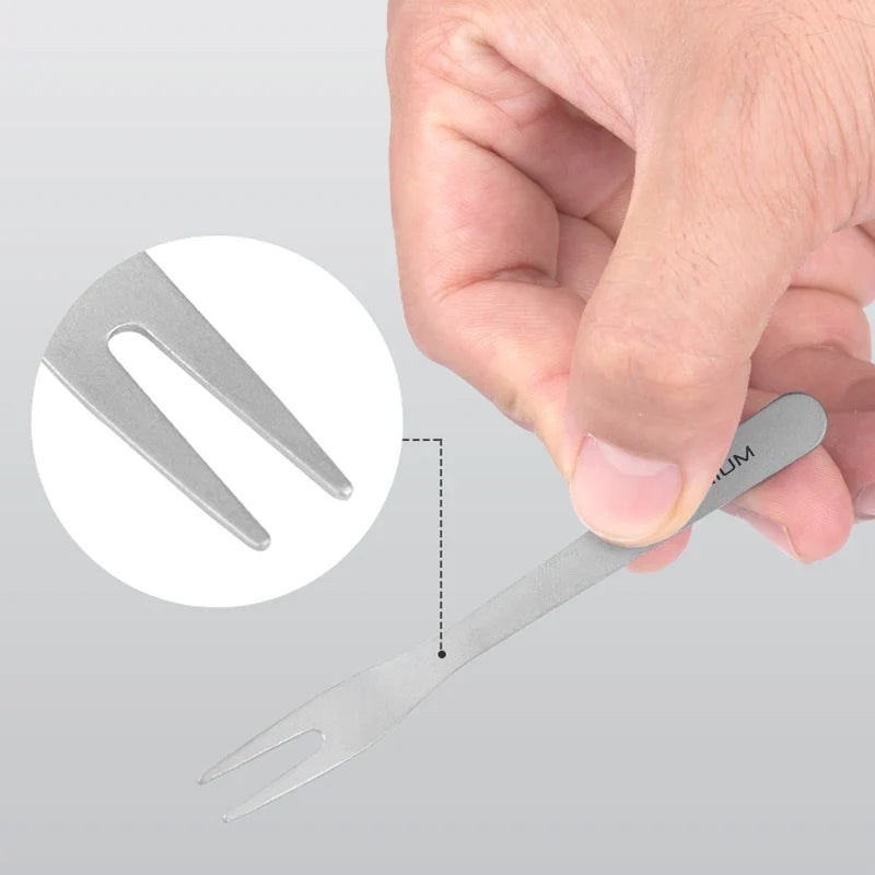 TitanFork | Titan-Fruchtgabeln | Ultraleicht & Langlebig | Vielseitig Einsetzbar