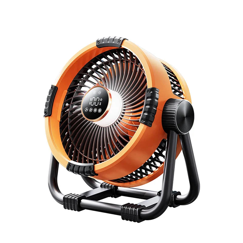 CampoCool Outdoor-Ventilator | LED-Licht & Powerbank | 360° Aufhängung | 20000mAh Akku
