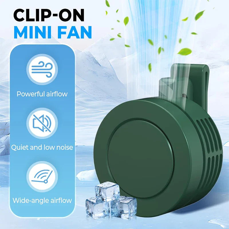 CoolBreeze | Tragbarer Mini-Ventilator | Bladeless Technologie | USB-Wiederaufladbar