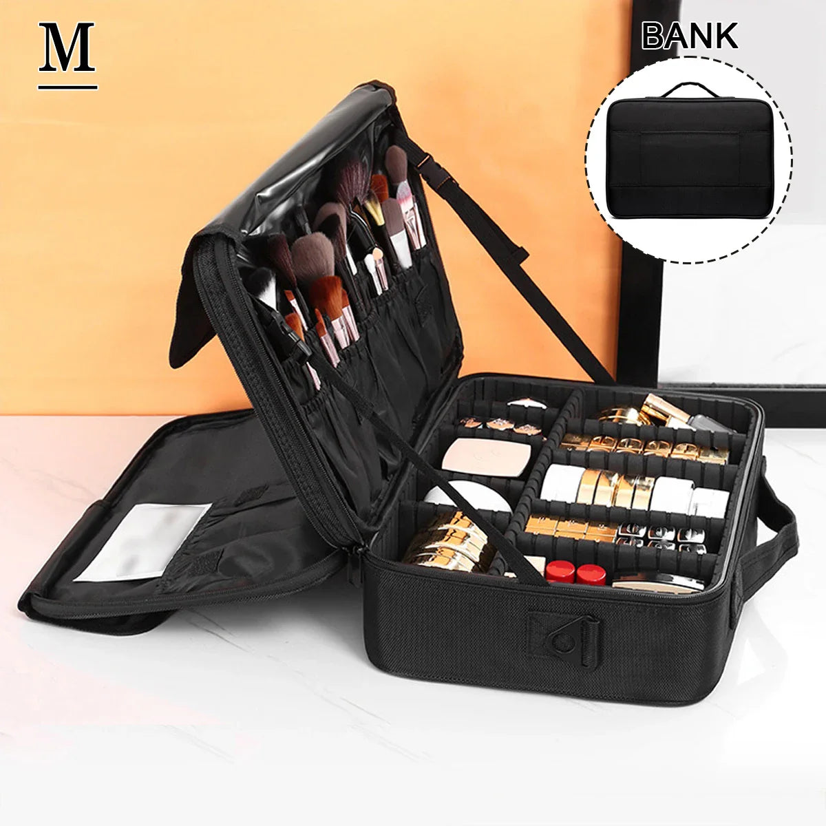 BeautyBox Pro | Make-up-Tasche für Profis | Robustes Design & Maximale Ordnung