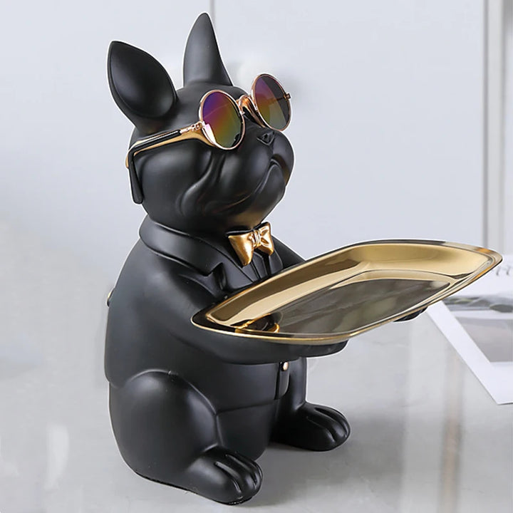 Bulldecor | Schlüsselhalter in Bulldoggenform | Robust, dekorativ & vielseitig | Für Flur, Büro, Schlafzimmer & Eingangsbereich