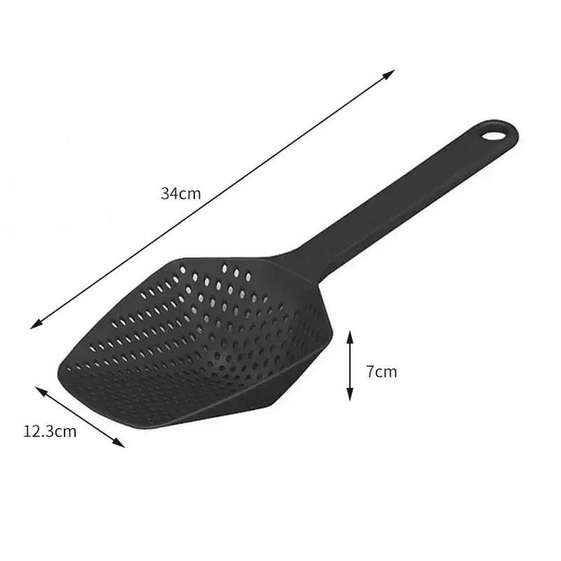 SiftMate MultiScoop | Schöpfkelle mit Sieb | Hitzebeständig & BPA-frei | Für Kochen, Abgießen & Frittieren