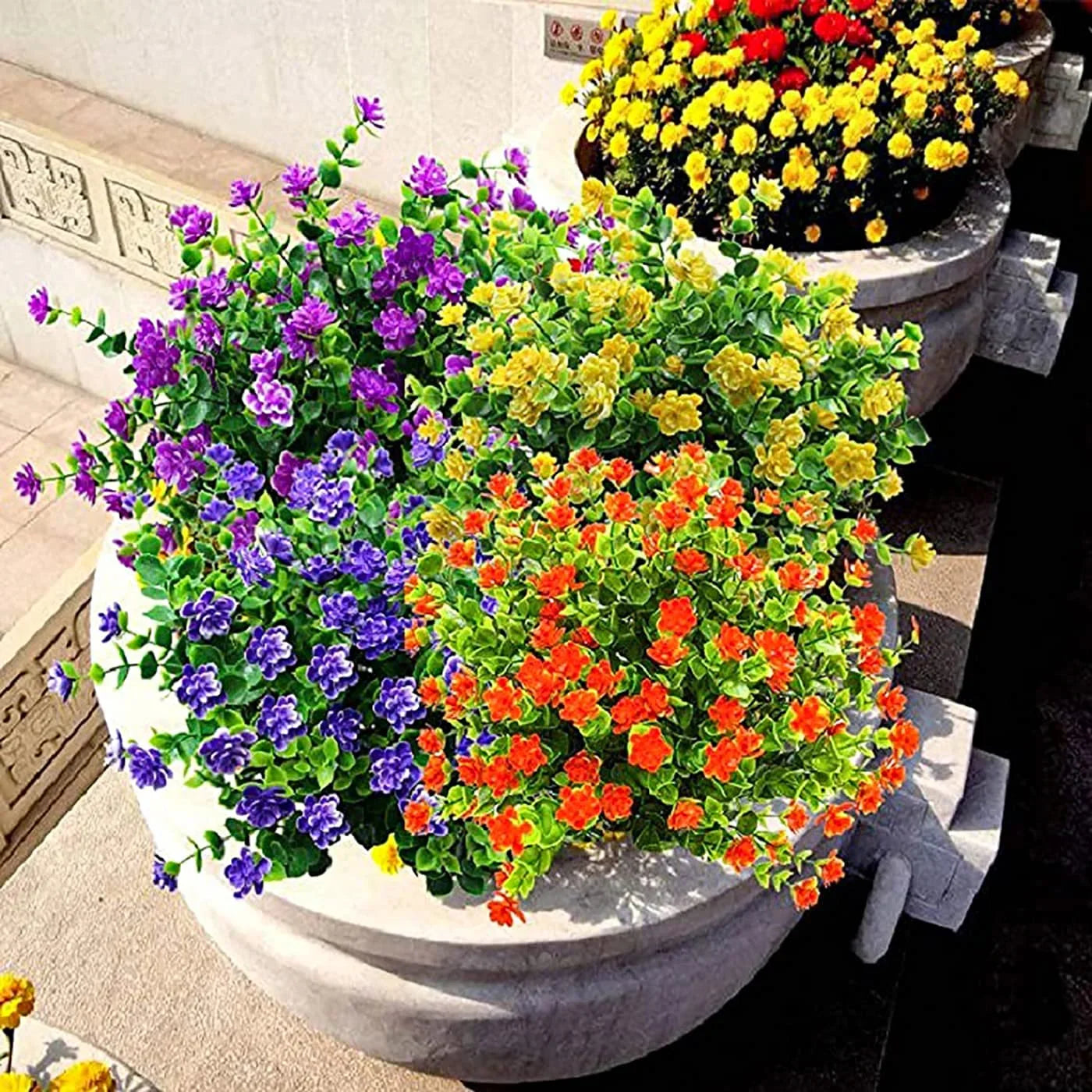 VireoBloom Hängeblumen | UV-Beständig & Wetterfest | Pflegefrei | Für Balkon & Garten