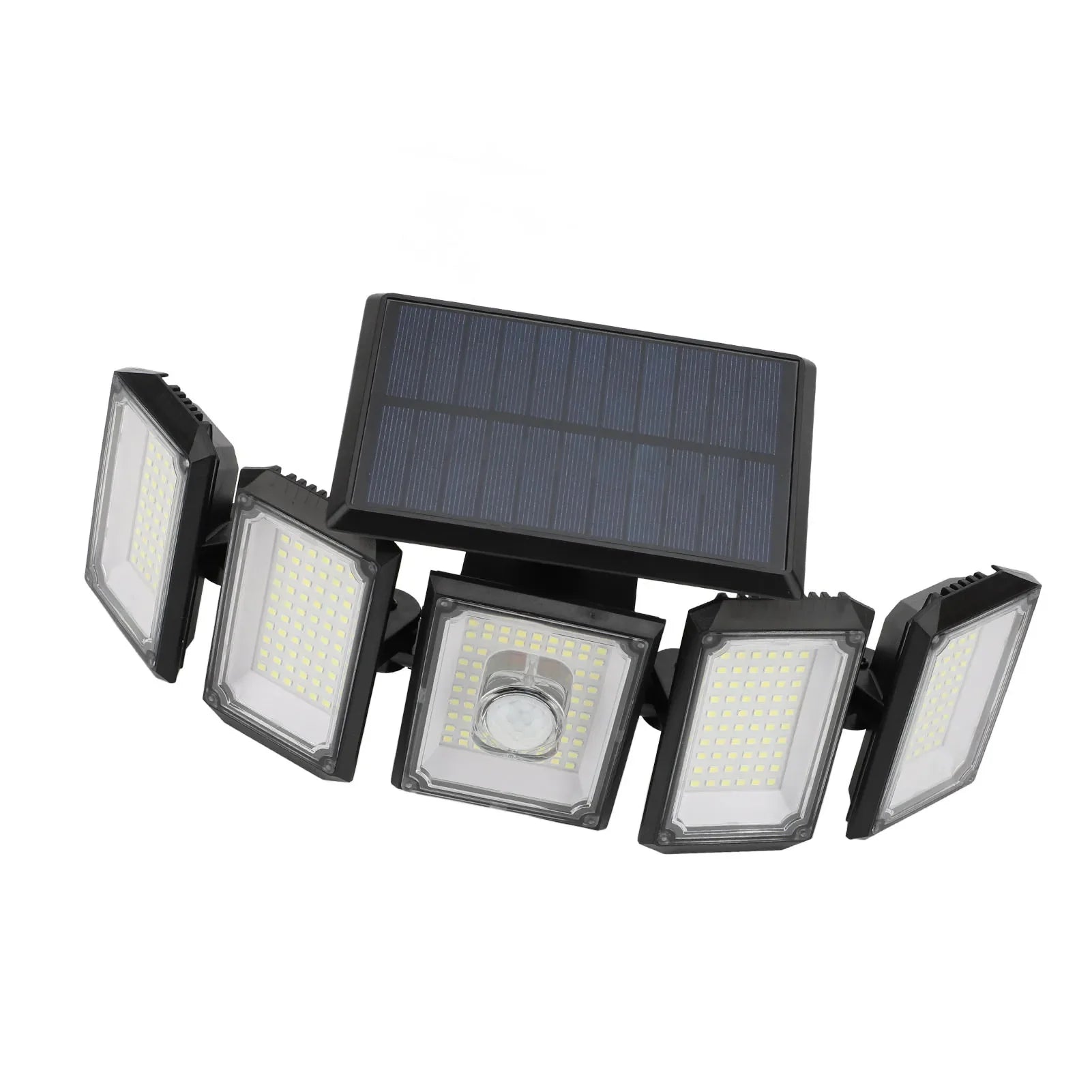 Lunavax BeamGuard | Solar Außenleuchte mit 300 LEDs | Bewegungsmelder & Fernbedienung | IP65 Wasserdicht | Für Garten, Einfahrt & Terrasse