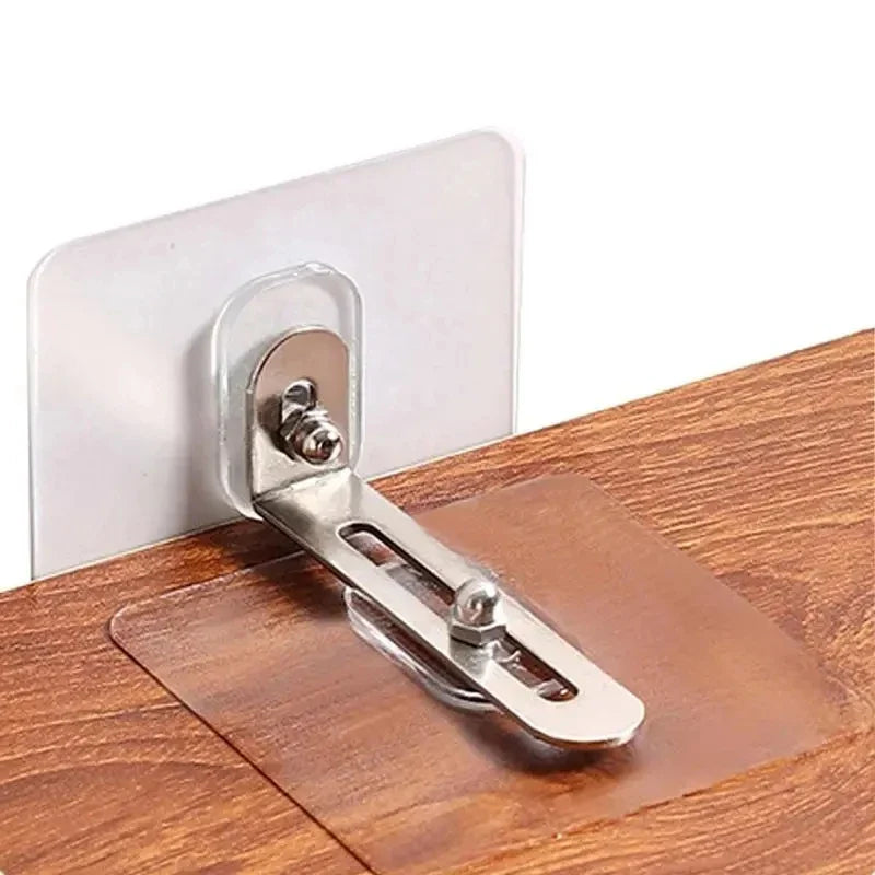SafeFix Anti-Kipp Set | Selbstklebend | Verstellbar & Sicher | Für Möbelstabilität