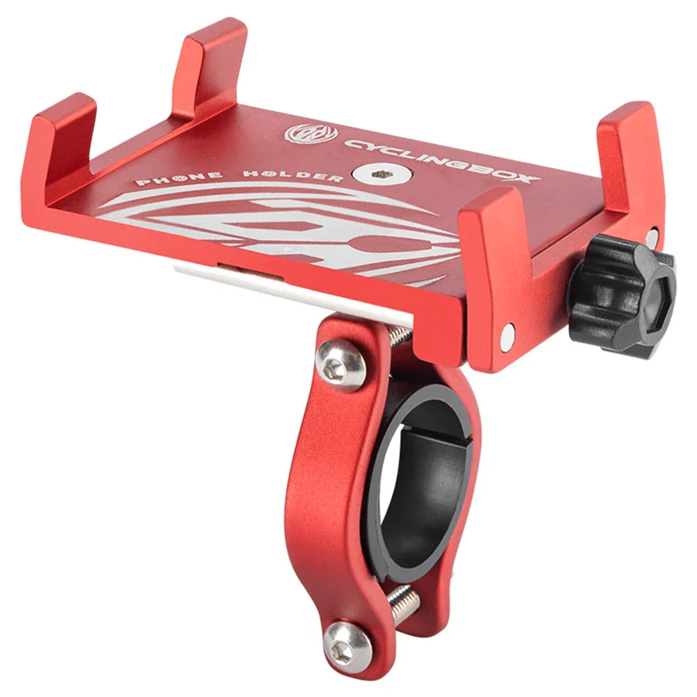 GripMaster 360 | Fahrrad-Handyhalterung | Stoßfest und Rotierbar | Aluminium