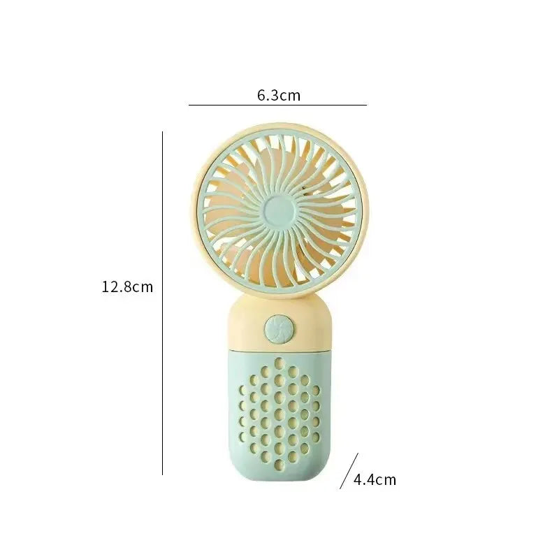 CoolBreeze | Mini-Handventilator | Leise & Kompakt | Mit Duftfunktion