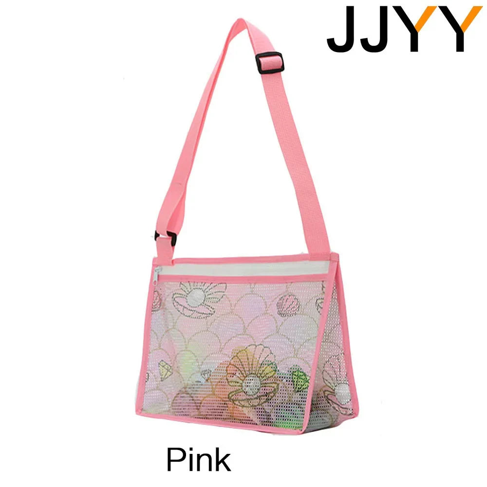 BeachBuddy | Kids Mesh-Strandtasche | Leicht, Faltbar & Schnelltrocknend | Bunt & Praktisch