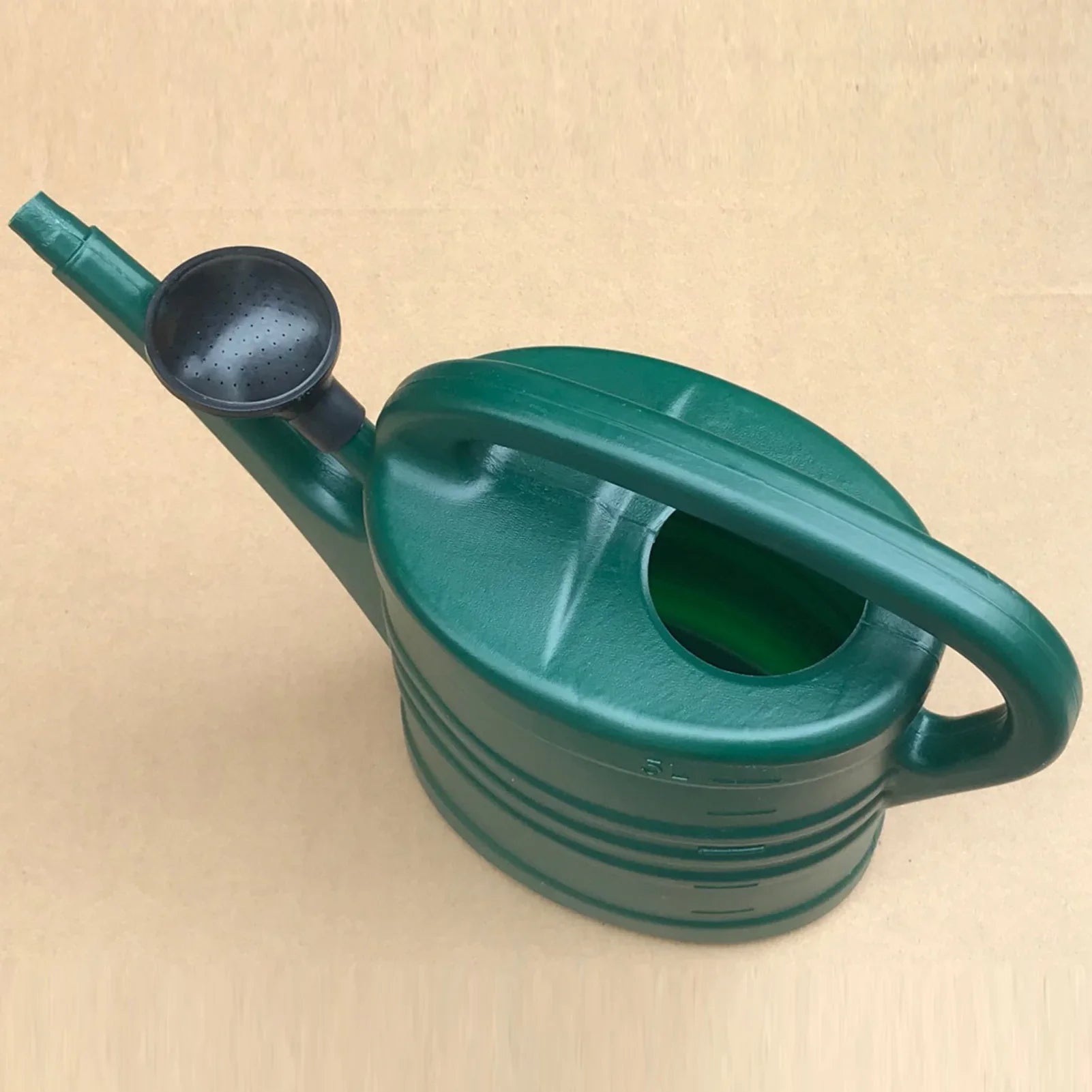 EasyFlow Gießkanne 5L | Leicht & Stabil | Abnehmbarer Brausekopf | Für Garten & Zimmerpflanzen
