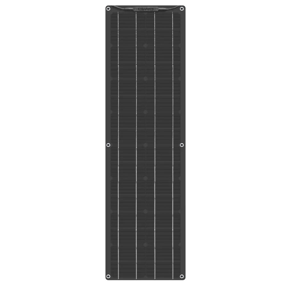 SunStrider Flex 50W | Biegsames Solarpanel | Ultraleicht & Wetterfest | Für Camping, Boot & Outdoor