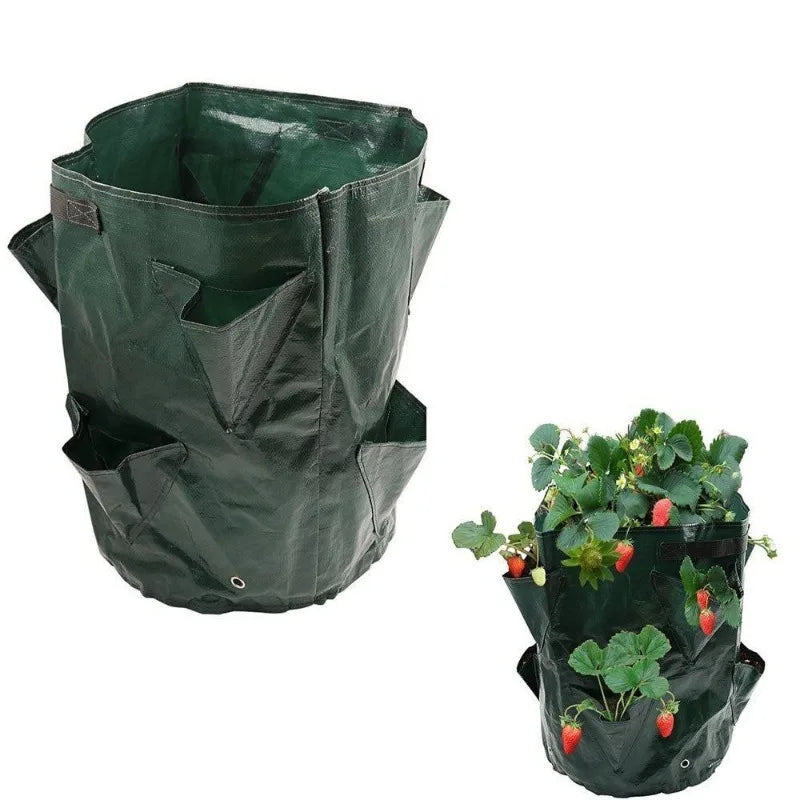 GrowMax | Pflanzsack für Balkon & Garten | Mehrfachöffnungen | Wetterfest & Langlebig