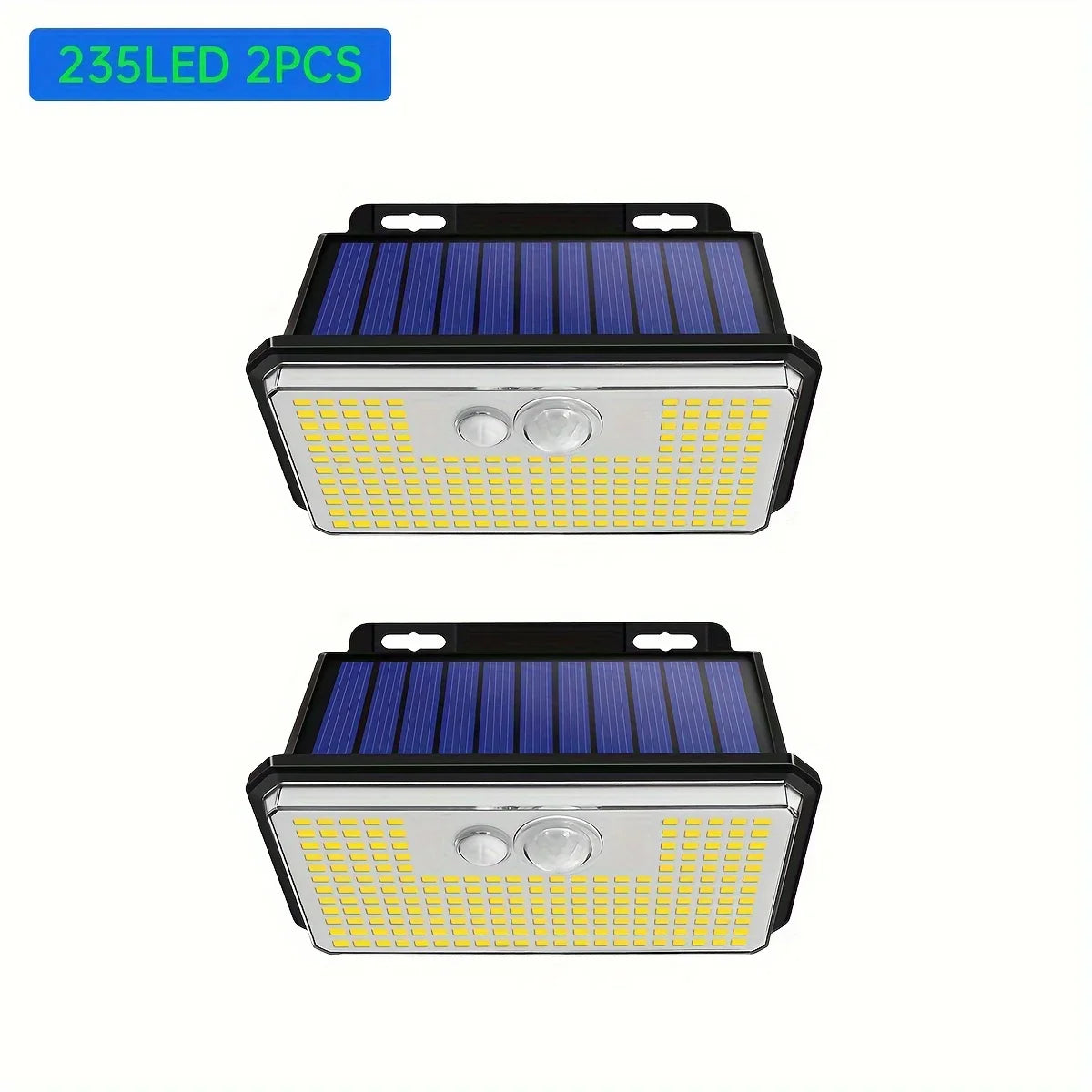 LumiFort 197 LED Solarleuchten Set | Bewegungssensor | Wetterfest | Für Garten, Hof & Einfahrt