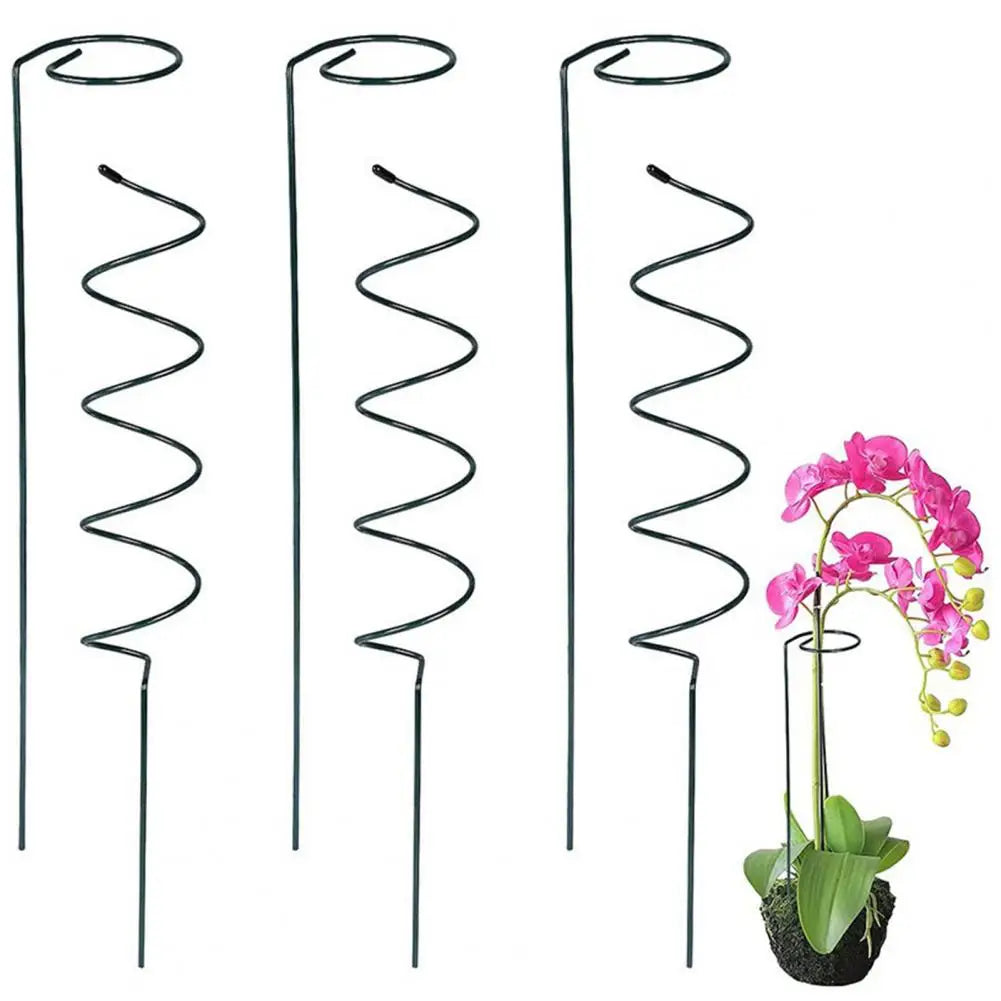 GreenSpiral Rankstäbe für Kletterpflanzen | 10er-Set | Spiraldesign | Wetterfest & Stabil