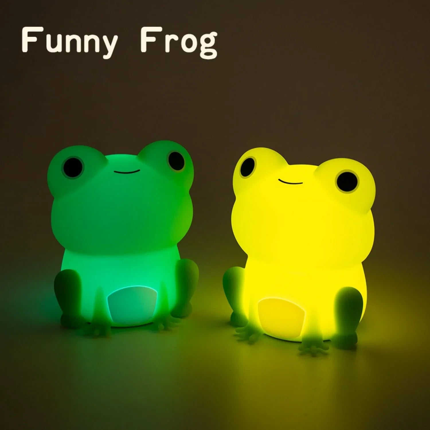Froggle Nachtlicht | Touchsteuerung & Timer | BPA-frei & Multifunktional