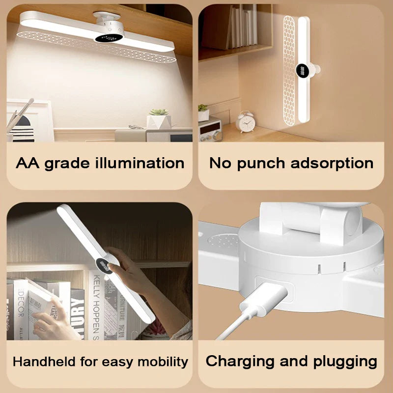 LumaLight | LED-Tischlampe | 3-in-1 Design | Touch-Steuerung & Magnetische Befestigung