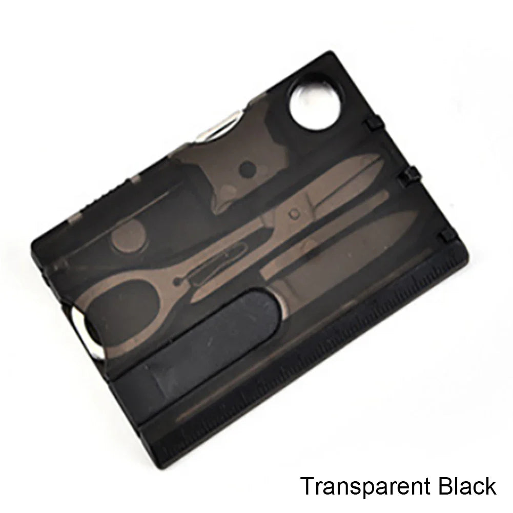 MultiEdge | Multitool Karte 12in1 | Kompakt & Tragbar | Für Outdoor & Notfälle