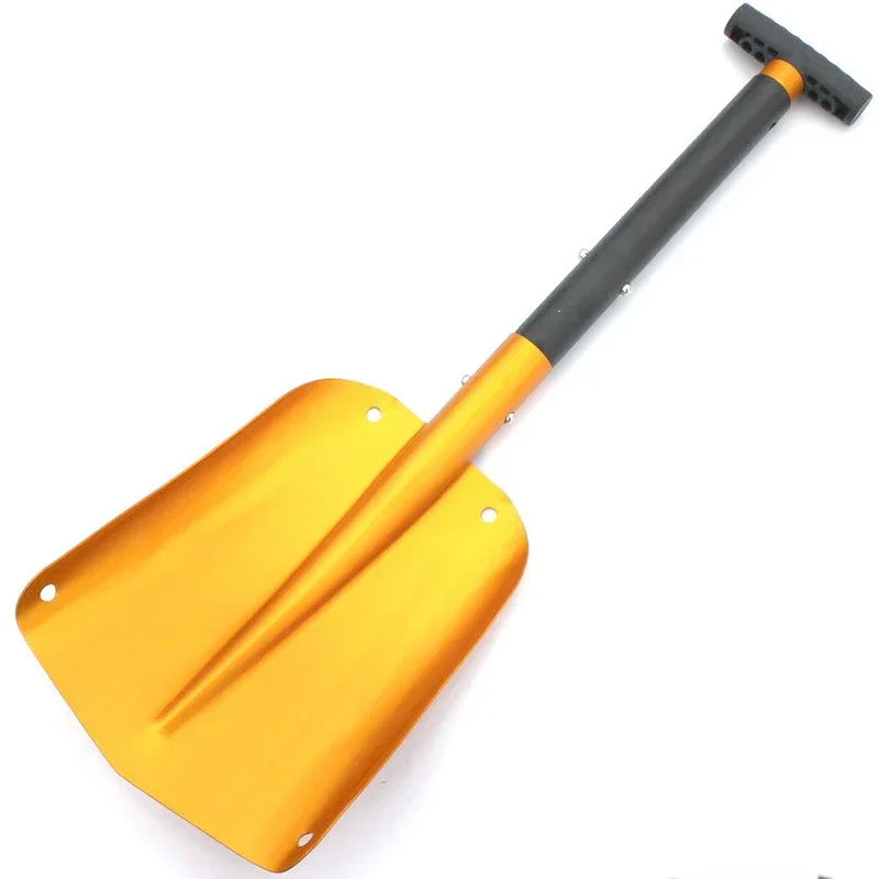 FrostoX SnowShovel | Teleskop & Leicht | Rostfreies Aluminium | Ideal für Auto & Outdoor