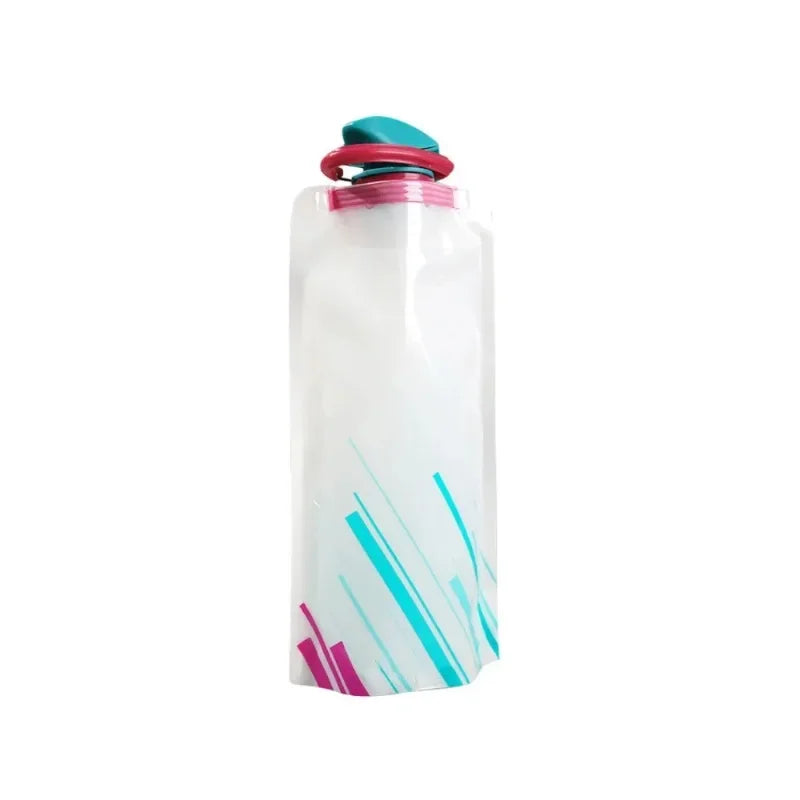 Streamiva Faltflasche | 700ml Trinkvolumen | Mit Haken & Griff | Ultraleicht für Outdoor & Sport