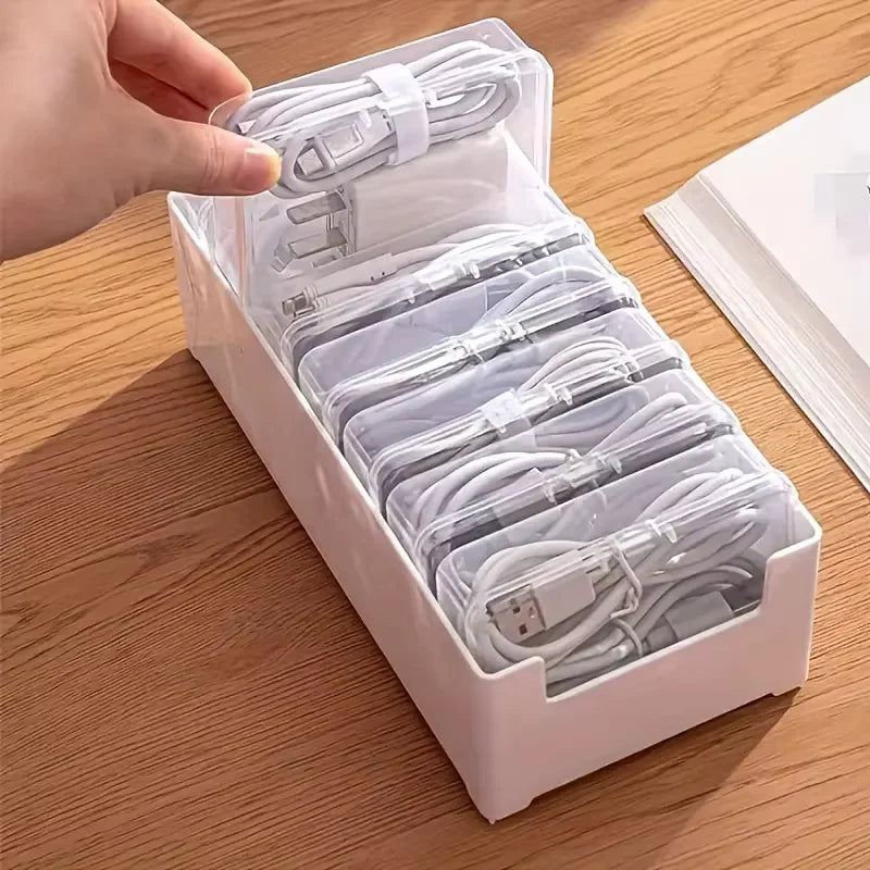 CablePro | Kabel- & Ladegeräte-Organizer Set | Praktisch & Robust | Für Büro & Zuhause