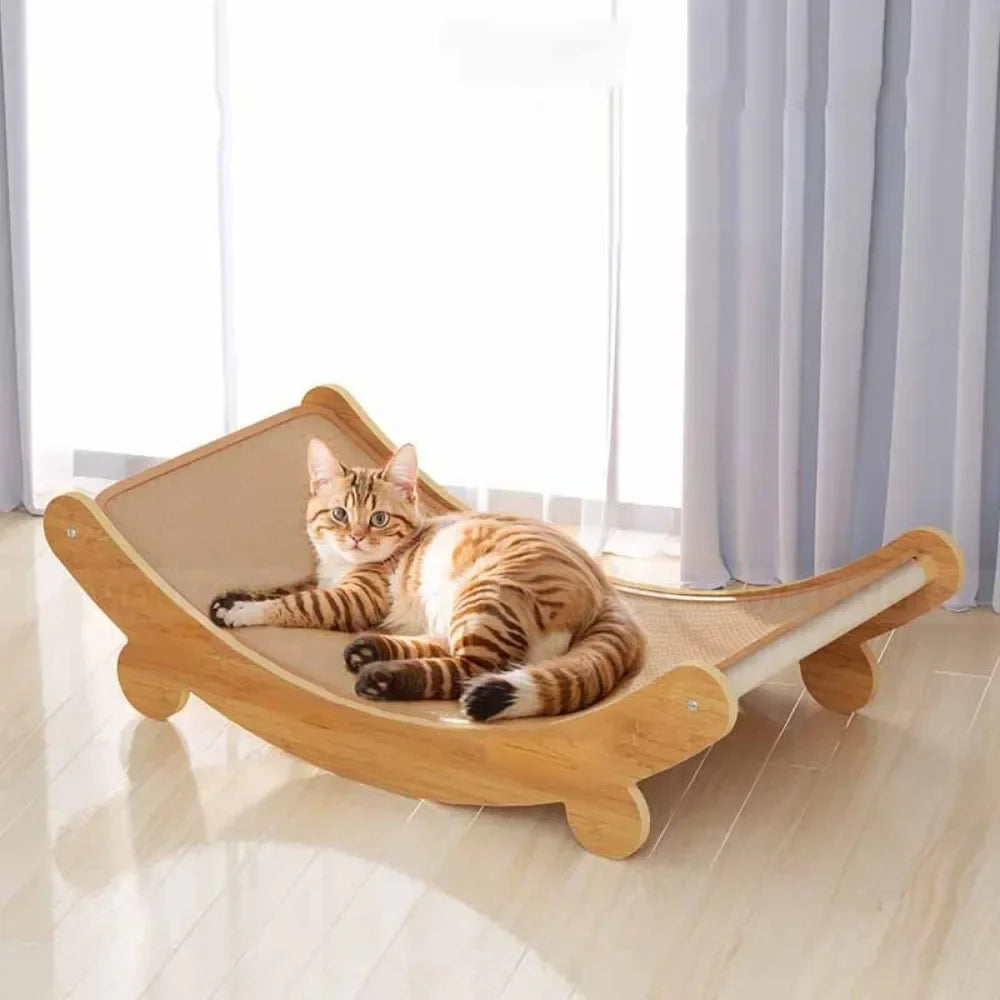 Pawlo LoungeBoard | Kratzspaß & Kuschelkomfort | Erhöht & Rutschfest | Natur-Sisal