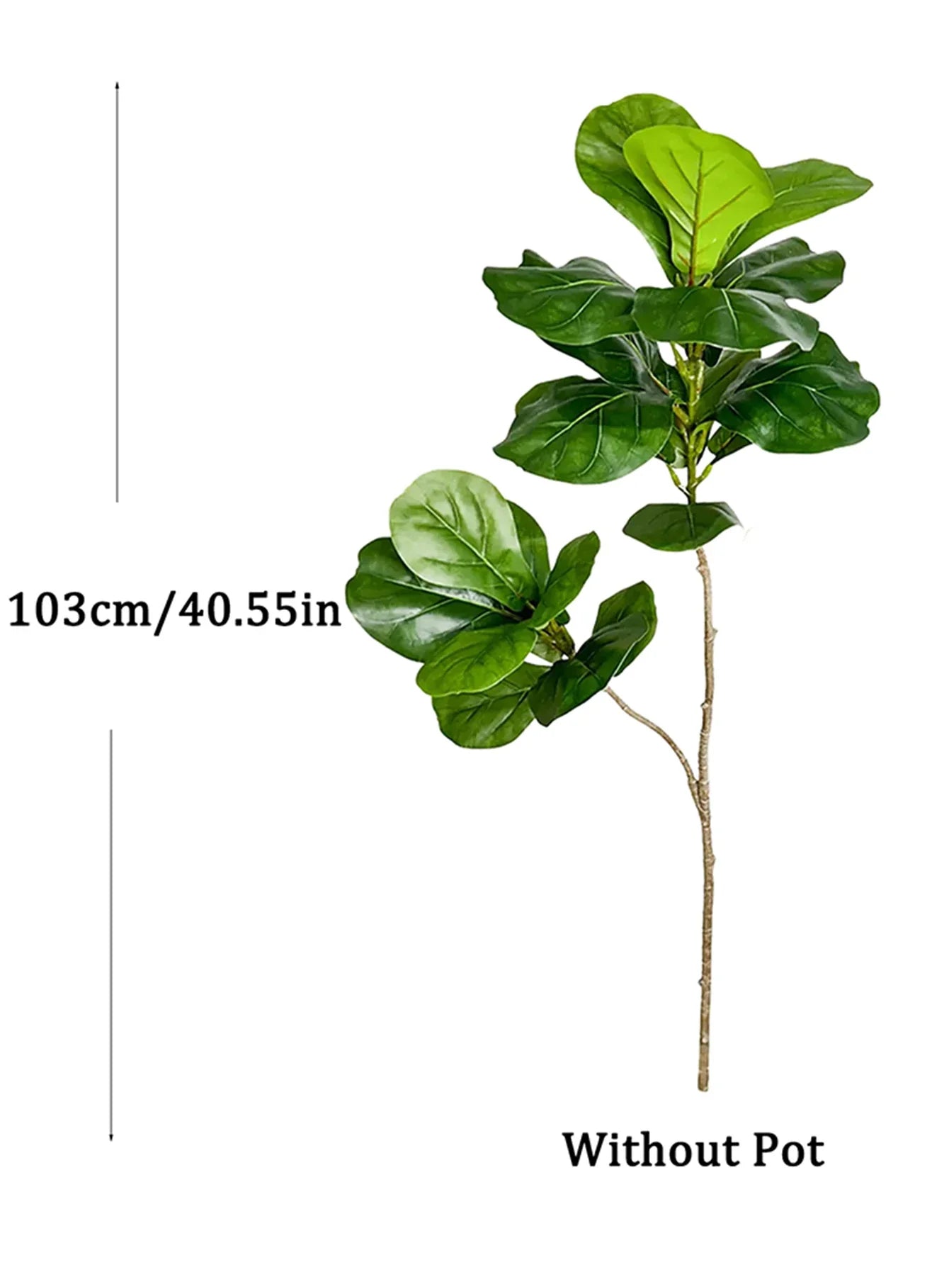 Floraviva Kunstpflanze Ficus | Naturgetreue Optik | 70–135 cm | Für Innen & Außen