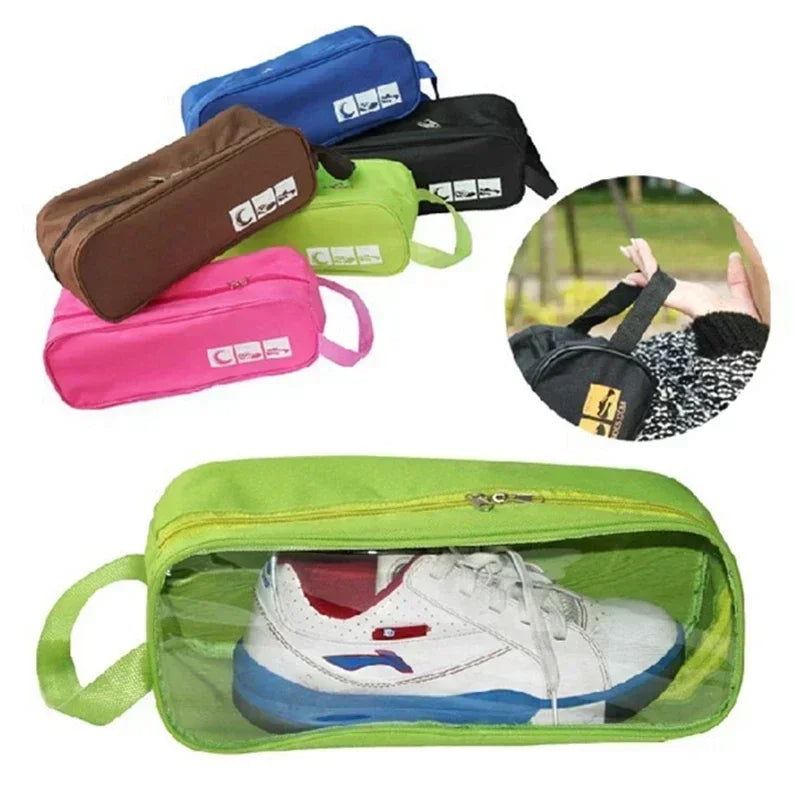 TraveloStep Schuhtasche | Atmungsaktiv & Wasserabweisend | Kompakt & Praktisch