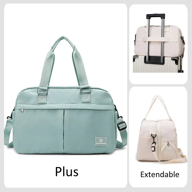 LuganoFlex Travel Bag | Erweiterbar & Flexibel | Geräumig & Stilvoll | Wasserabweisend