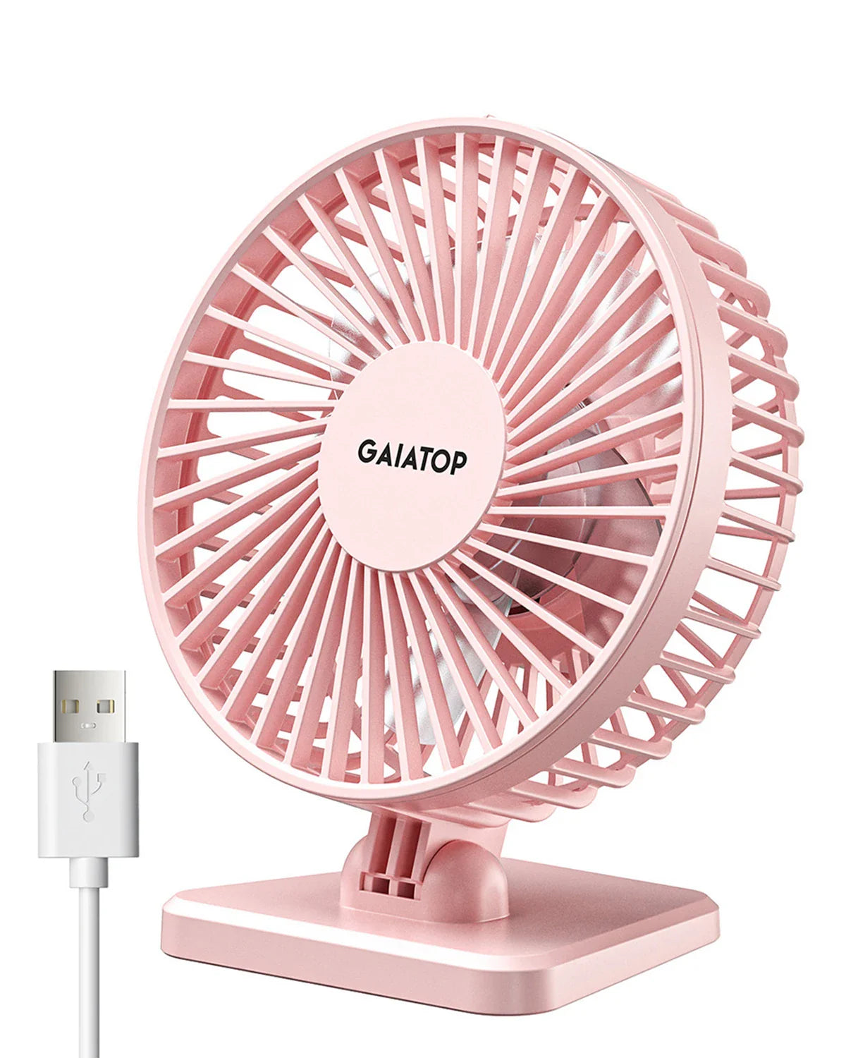 BreezePro Lunara | USB Mini Fan | 3 Speed Levels | Compact & Quiet | For Home & Travel