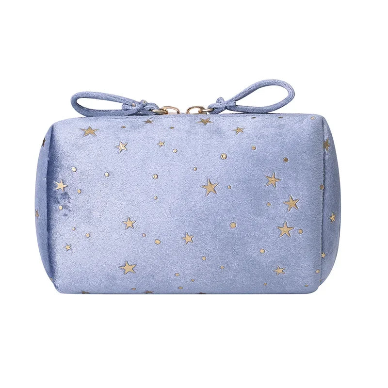SvelteGlow Cosmetica | Samt Kosmetiktasche | Kompakt & Pflegeleicht | Elegantes Design