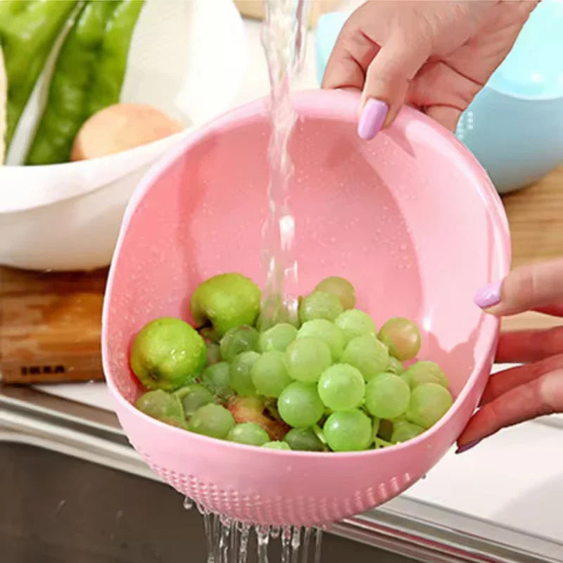 SpülFix Küchensieb | Mit Clip-Befestigung | BPA-frei & Ergonomisch | Für Reis & Gemüse