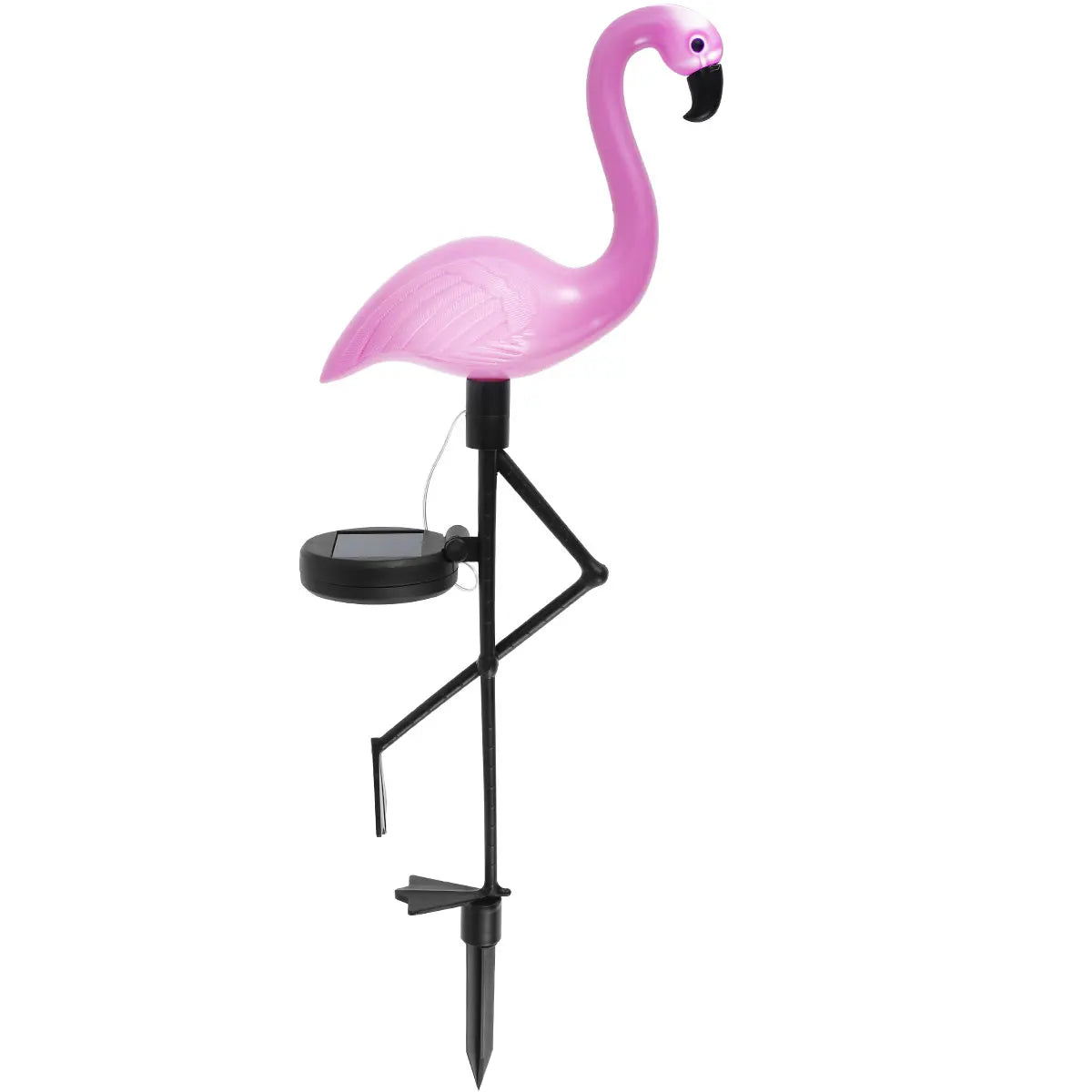 TropicaGlow Solarleuchte | Flamingo Design | Wetterfest & Solarbetrieben