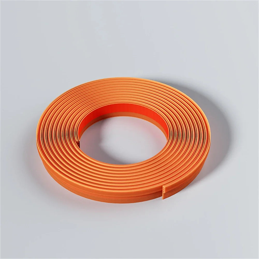 ThermoBlock Türdichtung | PVC Zugluftstopper | Geräuschschutz | 2m Zuschneidbar