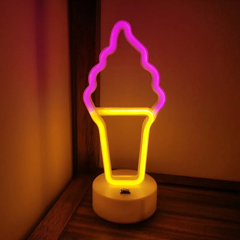 Glowflux NeonLight | Blitzförmige LED Deko | USB & Batterie betrieben | Sicher & stylisch | Für Kinderzimmer, Party & Wanddeko