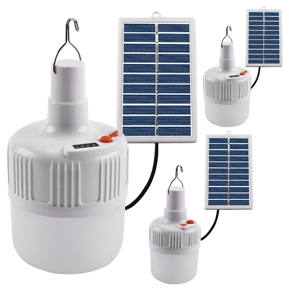 LumaGlow Solar LED Hängelampe | Wiederaufladbar & Wasserdicht | 12 Stunden Beleuchtung
