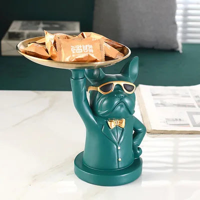 Bulldecor | Schlüsselhalter in Bulldoggenform | Robust, dekorativ & vielseitig | Für Flur, Büro, Schlafzimmer & Eingangsbereich