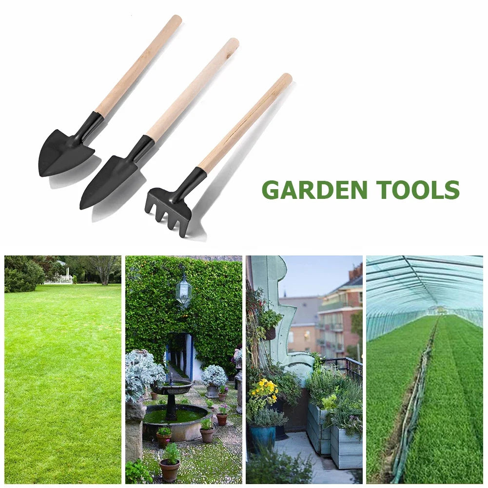 MiniGarden Pro Gartenwerkzeug-Set | Kompakt & Ergonomisch | Für Topfpflanzen und Bonsais