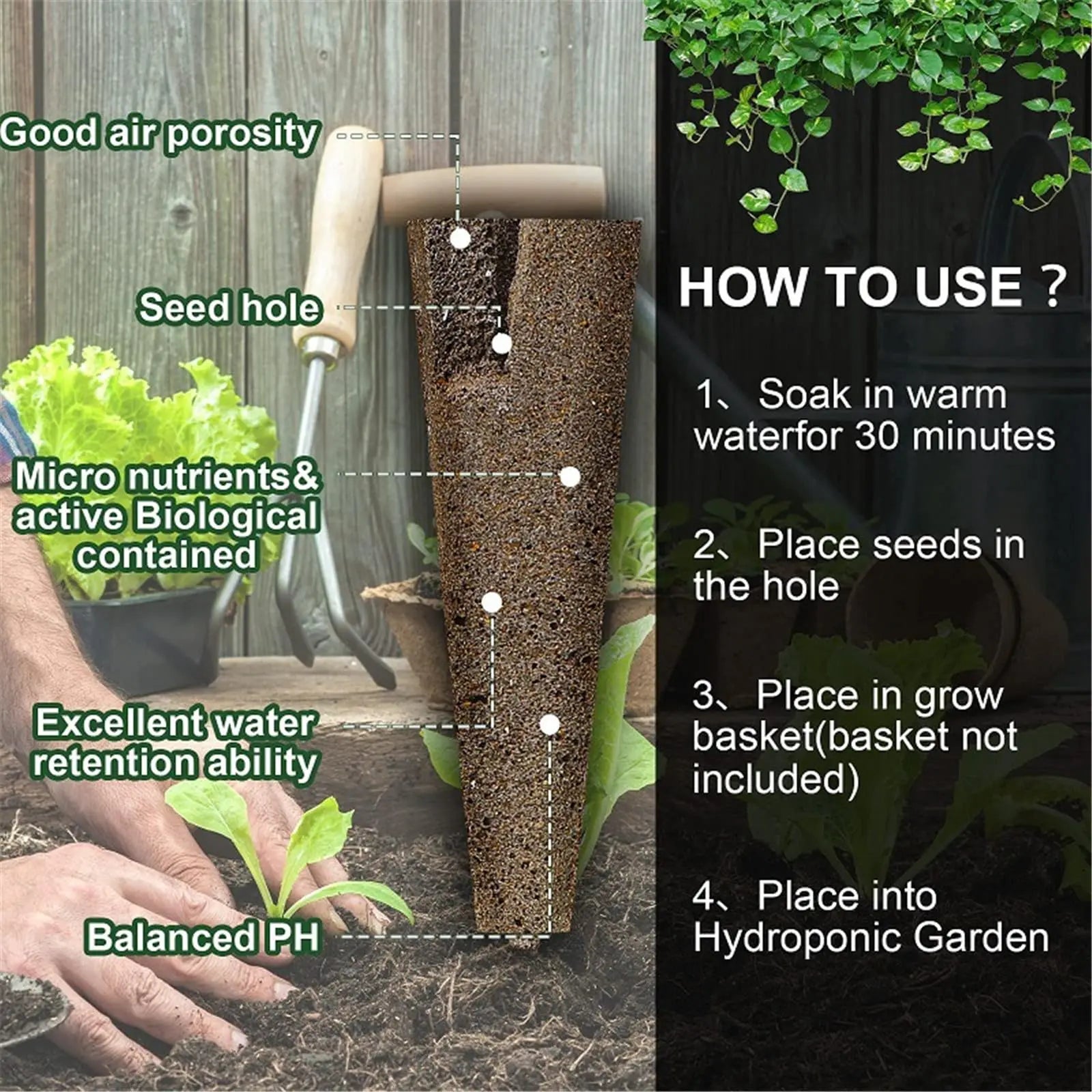 HydroGrow 120-Piece Hydroponic Set | Complete Plant Growth Kit | Ideal for Indoor Gardening